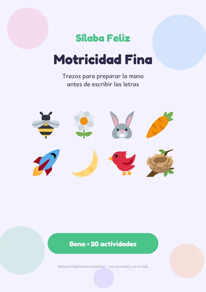 Bono motricidad fina